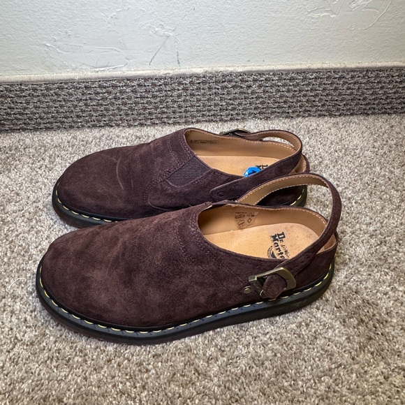 Dr. Martens Dark Brown Suede Loafers - Picture 3 of 6